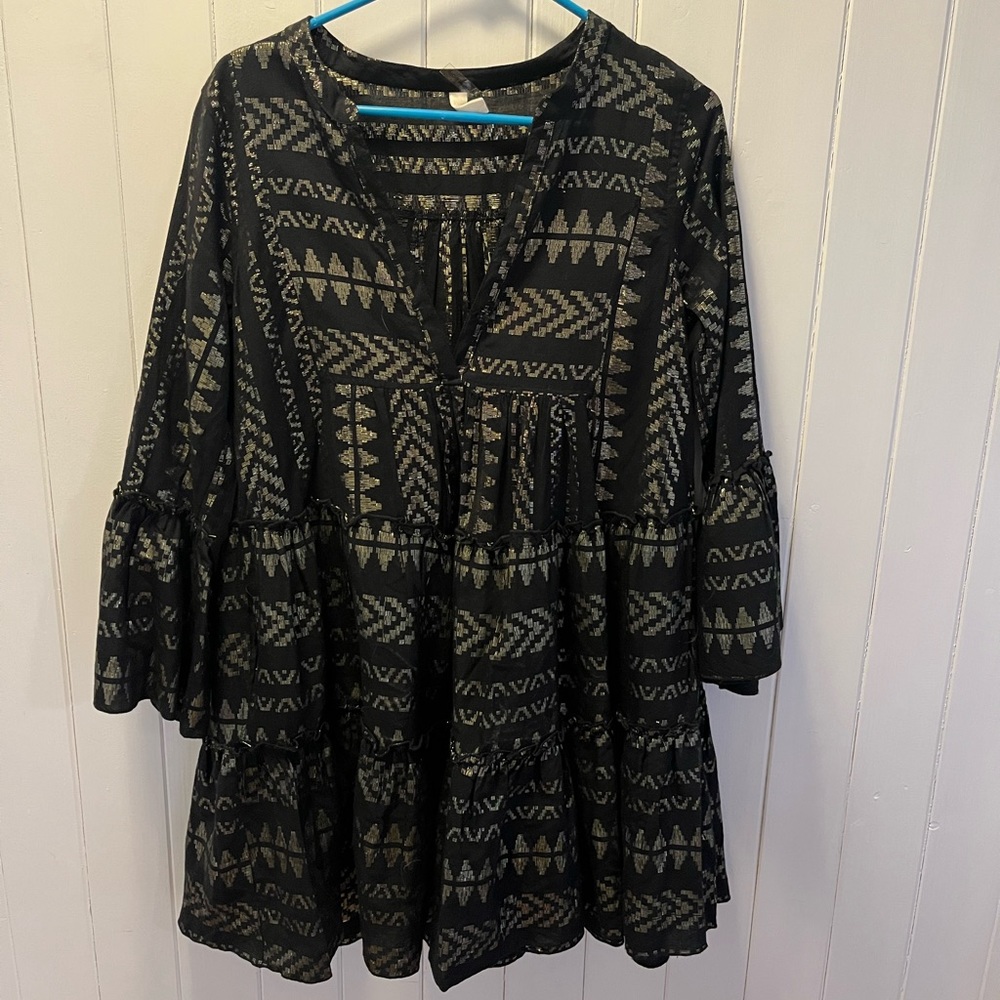 Aztec Print Mini Dress
